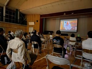 飯田市 竜峡中学校で上映会開催